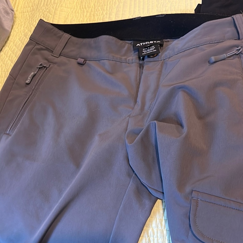2 pairs Athleta both size 10 regular inseam 32 inches.